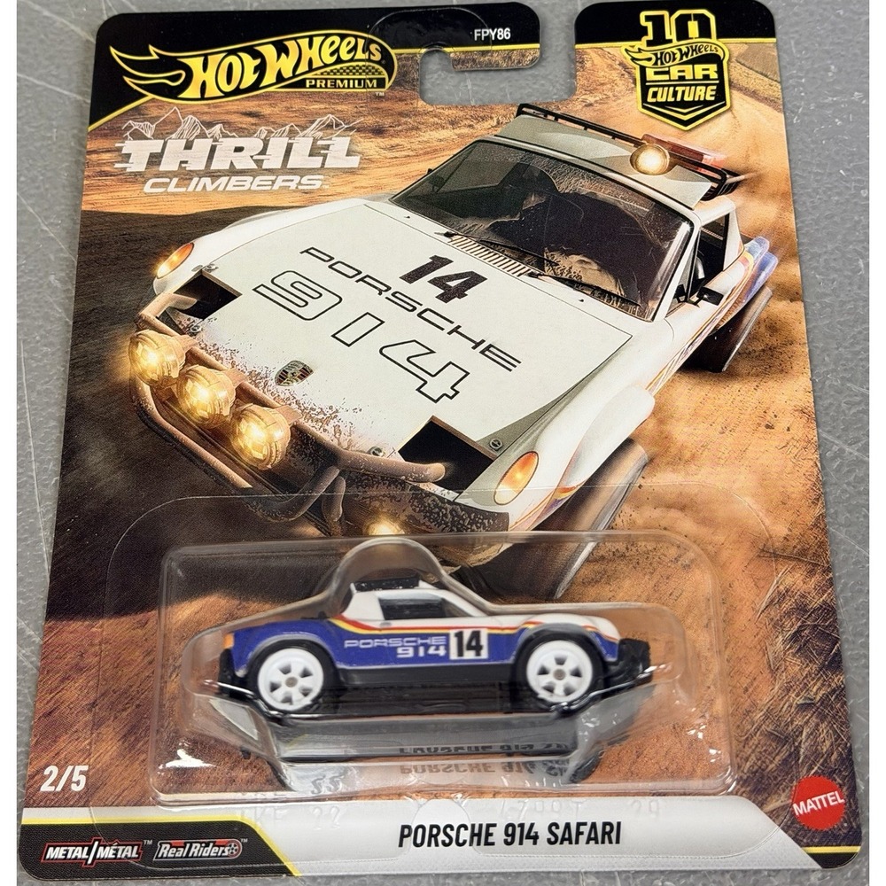 Hot Wheels Porsche 914 Safari Thrill Climbers FPY86-961 Q 1/64 NEW